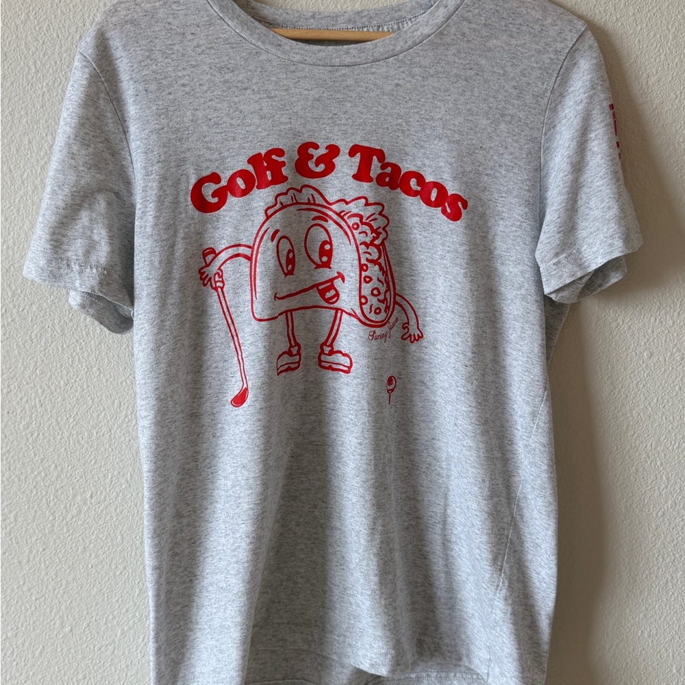 Gray Kids Shirt with Red Print